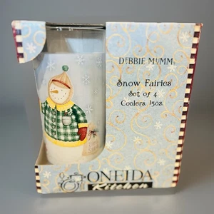 Oneida Schneefeen Tumbler Longdrinkgläser Debbie Mumm 15 Oz Urlaub Schneemann - Bild 1 von 10
