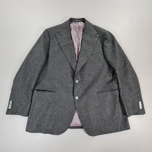 Suitsupply Mens Suit Jacket Grey 52 R La Spalla Wool Blazer Charcoal - Picture 1 of 12
