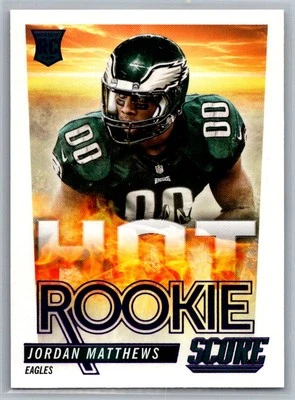 2014 Score #HR18 Jordan Matthews Hot Rookies - Image 1 of 2