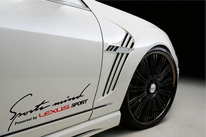 Sports Mind Powered by LEXUS Sport Racing Decal sticker emblem logo BLACK/R Pair - Bild 1 von 1