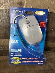 Vintage Sony Memory Stick Reader Writer Optical Mouse USB MSAC-US5 New Sealed - Picture 1 of 8