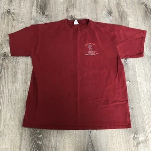 Vintage Y2K Riviera Maya Mexico Maroon Kurzarm T-Shirt Gr. XL Karibik  - Bild 1 von 8