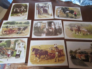 9 große alte Ansichtskarten England Country Lovers  1988+1990  Fotos ungelaufen - Bild 1 von 5