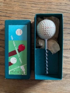 Novelty corkscrew, golf ball, boxed - Picture 1 of 4