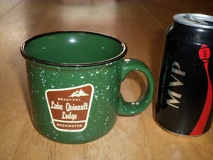 LAKE QUINAULT LODGE - WASHINGTON [CAMP STYLE CUP], Ceramic Coffee Mug, VINTAGE - Picture 1 of 9