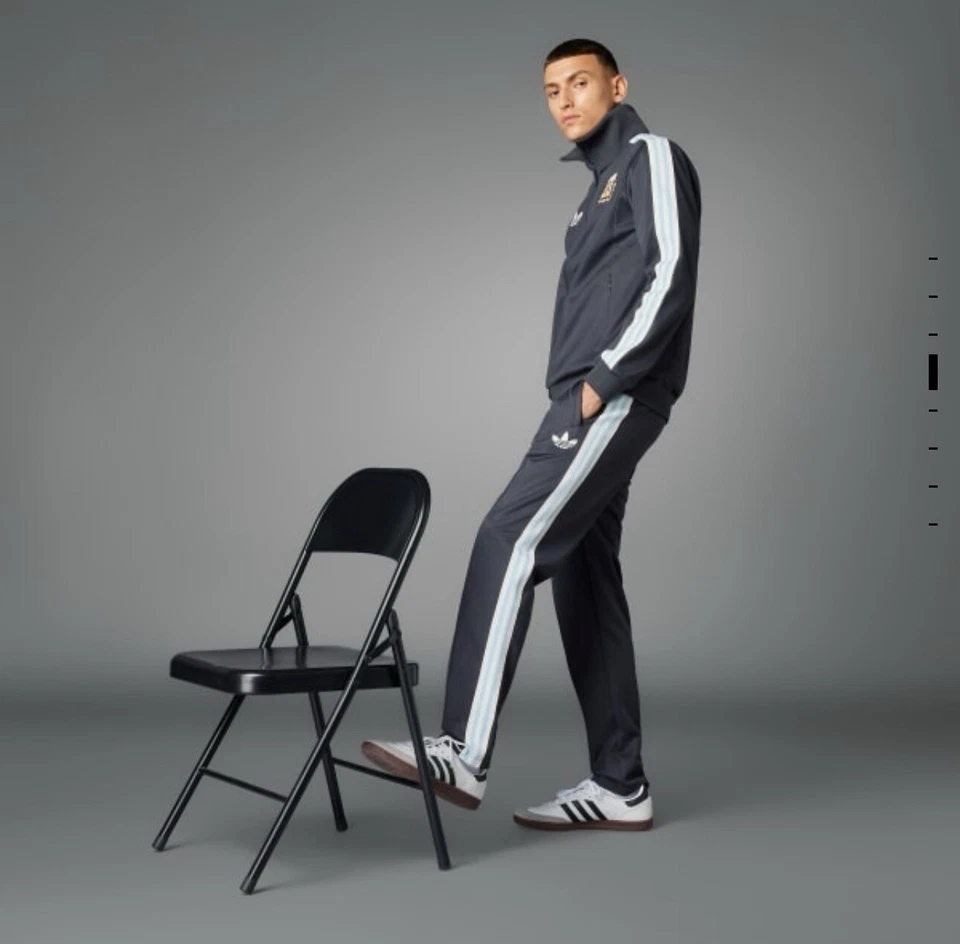 Argentina AFA Beckenbauer Soccer Football Retro Track Pants Adidas IU2157 XL