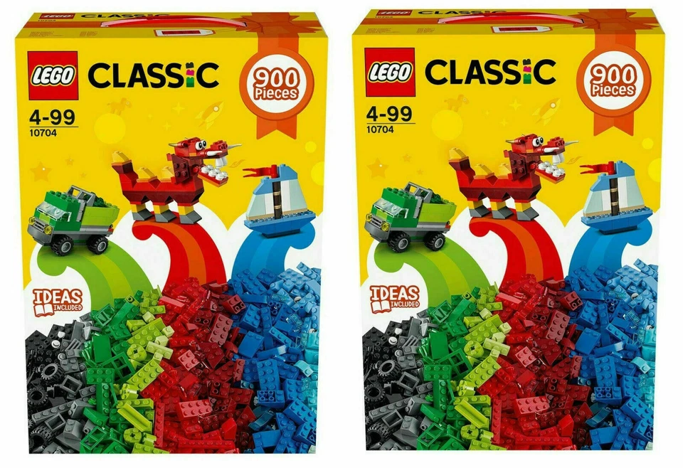 Lego 10704 Classic Large Creative Box X 2, Mixed Colors Sizes Bricks 1800 pieces - Image 1 of 1