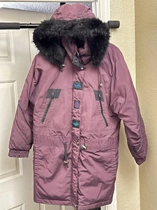 London Fog Vintage 80's Purple Winter Jacket for women - Picture 1 of 11