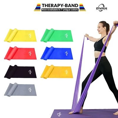 Physio Resistance Band Exercise Pilates Yoga Recovery Latex Strength Therapyband - Image 1 of 4