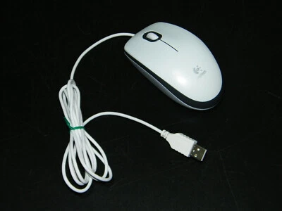 Logitech Modelo M100 USB Ratón con Conexión de Cable Blanco 10 - Imagen 1 de 2
