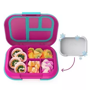 Bentgo Kids' Chill Lunch Box, 4 Compartments & Removable Ice Pack