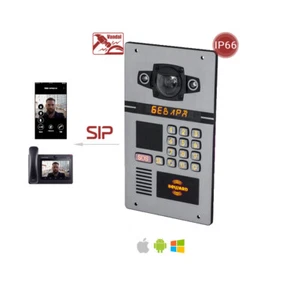 Beward DKS15122 SIP Intercom 2mm Fisheye-Objektiv IP66 Wasserschutzklasse IK10 - Bild 1 von 3