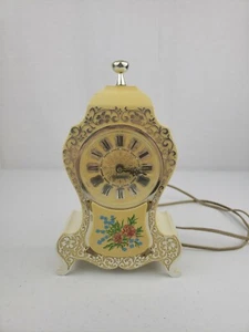 Vintage Westclox Rosefleur Electric Alarm Clock Roman Numeral Dial Model 22802 - Picture 1 of 12
