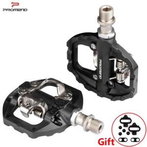 PROMEND MTB Rennrad Klickpedale Plattform Fahrrad SPD selbstsichernd mit Cleats - Bild 1 von 11