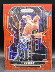 2022 Panini Prizm WWE Ruby Wave Red #145 Ricochet - SmackDown - Picture 1 of 3