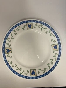 1 Corelle Hearts And Vines Replacement Dinner Plate, Excellent Condition - Picture 1 of 5