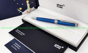 Montblanc Meisterstück Solitaire Le Petit Prince 163 Blue​ Ballpoint Pen​ - Picture 1 of 4