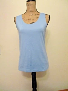 Camiseta sin mangas Chico's nueva con etiquetas atemporal para mujer varias tallas azul microfeel envío gratuito - Imagen 1 de 5