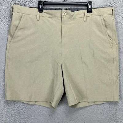 Croft Barrow Mens Golf Shorts 44 Tan Comfort Waist Chinos Performance Stretch - Image 1 of 4