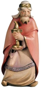 Krippenfigur Leonardo Kollektion Heilige Drei Könige Melchoir H 12 cm Holzfigur - Bild 1 von 5