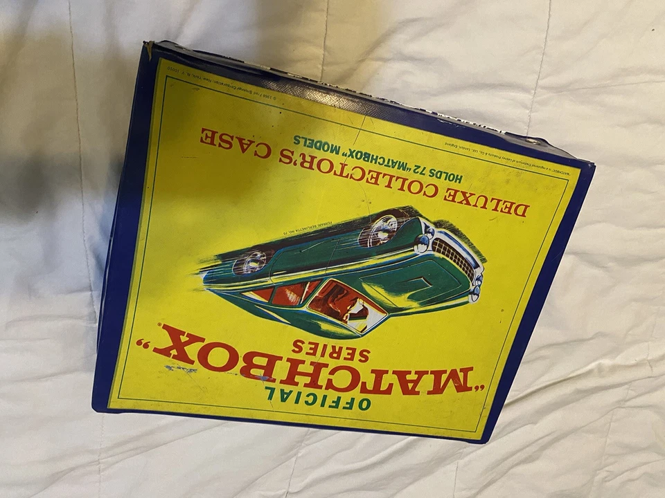 1968 FUNDA OFICIAL MATCHBOX SERIES DELUXE COLECCIONISTAS CON ALGUNOS COCHES (En la foto) Foto 1 de 4
