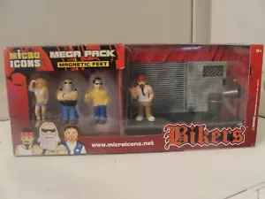 MICRO ICONS MEGA PACK WITH MAGNETIC FEET - BIKERS SERIES 1 29590 NEW IN BOX - Picture 1 of 6