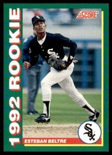 1992 Score Rookies Esteban Beltre Chicago White Sox #24