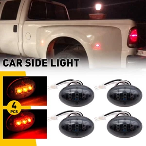 For 1999-2010 Ford F350 F450 F550 SD Truck LED Side Marker Turn Signal Light X4 - Picture 1 of 19