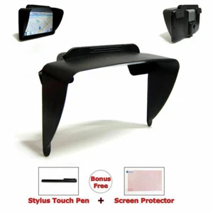 7" Clip-on Visor Sun Shade Sunshade For Rand McNally Good Sam RVND 7725 LM GPS - Picture 1 of 6