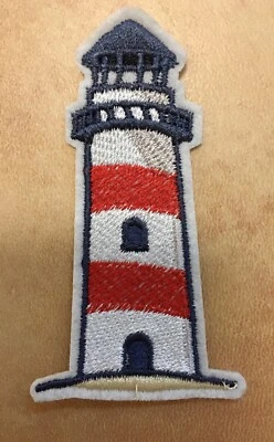 Leuchtturm Aufbügel Flicken,Patch Aufbügler Aufnäher Bügelbild Neu !!! - Bild 1 von 3