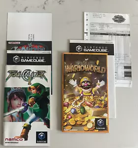 Wario World + Soul Calibur 2 Nintendo GameCube nur Anleitung & Einsatz - ohne Spiel - Bild 1 von 2