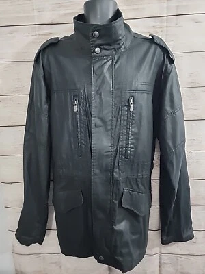 Chaqueta Wellensteyn Negra Para Hombre Safari Talla XL Cremallera Completa Cortavientos Cintura Cintada (R1) Foto 1 de 4