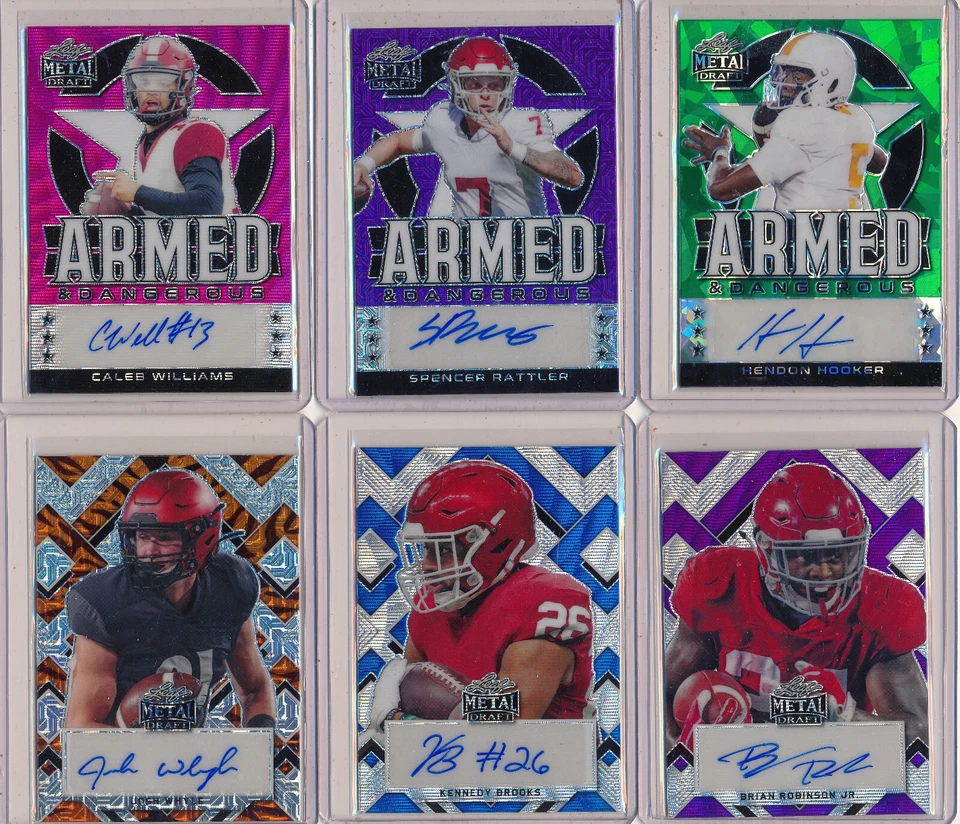 2022 Leaf METAL Draft  XRC Serial #'d AUTOs - PICK YOUR OWN PLAYER !!! - Image 1 of 4