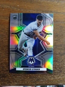 SPENCER STRIDER 2022 Panini Mosaic prizm silver Baseball ROOKIE #206 Braves RC - Picture 1 of 3