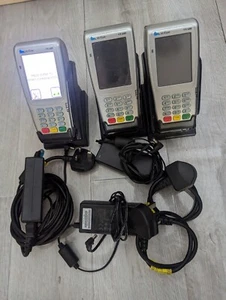 X3 Verifone VX 680 Card Payment Chip & Pin TerminalCharger Dock Silver L16B - Picture 1 of 8