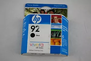 HP 92 Black Single Ink Cartridge (C9362WN) Exp 5/2009 - Picture 1 of 4