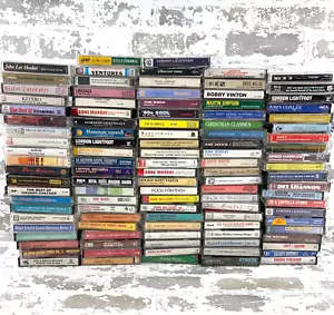 Cassette Tap LOT Bundle Over 100 Mixed Wholesale Random 70s 80s 90s Reseller - Picture 1 of 7