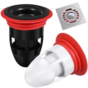 2pcs Shower Floor Drain Backflow Preventer Waste Water Drainer Valve Sewer Co... - Picture 1 of 9