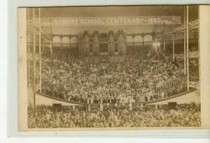 Vintage Cabinet Card Sunday School Centenary Celebration Lambeth Palace England - Picture 1 of 2