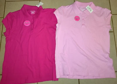 NEW Lot Of 2 Collared Tops The Children's Place Girls Size XXL 16 Short Sleeve - Image 1 of 4