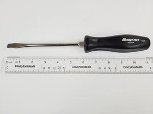 Snap On Tools New SDD6A Flat Tip Screwdriver Hard Handle Black - Picture 1 of 12