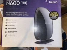 Belkin N600 DB Wi-Fi Dual Band N+ 300 Mbps Black Router