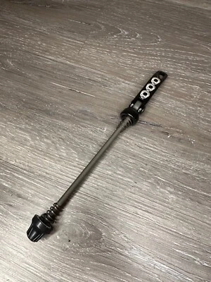 Skull Front Bicycle Quick Release Skewer 100mm MTB Road Black Grateful Dead - Image 1 of 4