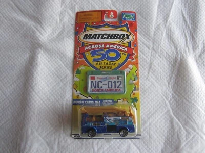 2001 Mattel Matchbox Across America North Carolina Snorkel Fire Truck NIP - Image 1 of 3