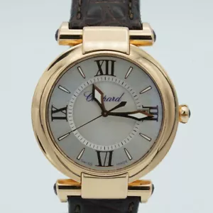 Chopard Imperial Ladies Watch 384221 36mm 18K 750 Solid Gold Full Set Box Papers - Picture 1 of 17