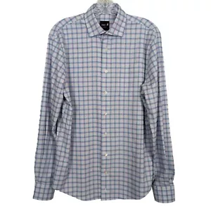 Johnnie-O Shirt Mens Size Small Blue Button Up Performance stretch breathable - Picture 1 of 13