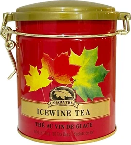 CANADA TRUE  Icewine Tea  30 Tea Bags  60g (加拿大CANADA TRUE 冰酒茶  园铁罐装 30茶包 60g) - Picture 1 of 8
