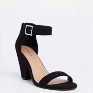 Torrid black ankle strap sandals heels women’s size 12 professional sexy dressy - Picture 1 of 18