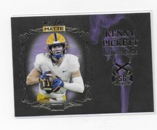 2022 Wild Card Matte KENNY PICKETT Smoking Guns Purple #SG-9 Pittsburgh Rookie