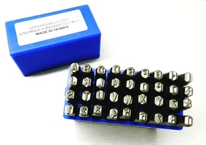 4mm Number & Letter Punches 36pc A-Z Set Boxed Jewelry & Leather Marking Stamps - Picture 1 of 10